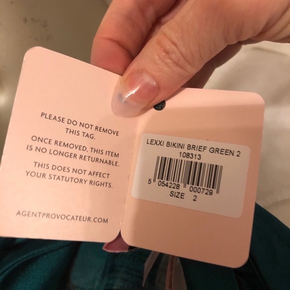 Agent Provocateur Lexxi emerald green bikini bottom only - Picture 5 of 9